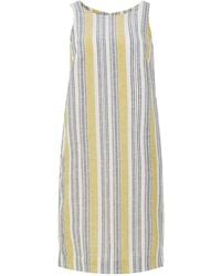 Conquista - Sunshine Stripes Cotton-Linen Dress - Lyst