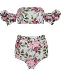 Nur Karaata - Poppy Rose Bikini Set - Lyst