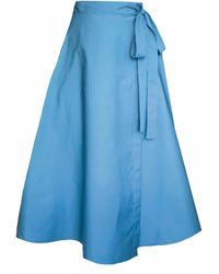 Frock Tales - Meyer Wrap Midi Skirt - Lyst