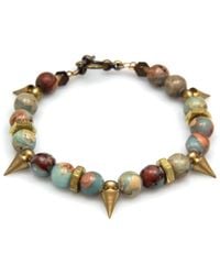Rachel Nathan - Neutrals On Point: Snakeskin Jasper Bracelet - Lyst