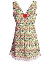 Couture to Your Door - Aline Mod Mini Floral Summer Dress - Lyst