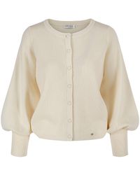 tirillm - Ava Cashmere Cardigan With Puffed Sleeves - Lyst