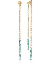 Heather Hawkins Jewelry - Front Back Extra Tiny Gemstone Duster Earrings - Lyst