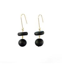 By Chavelli - Bead Dangle Earrings - Lyst
