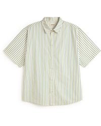 Thinking Mu - Paddy Striped Poplin Shirt - Lyst