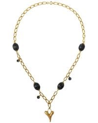 Caramel Vintage Jewellery - Vintage Plated And Envy Necklace - Lyst