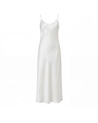 Vimissia - Long Silk Slip Dress - Lyst