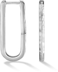 Dower & Hall - Large Nomad Link Huggie Hoops - Lyst
