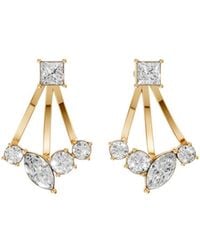 Aya Fine Jewelry - Princess & Marquise Lab Diamond Statement Drop Earrings - Lyst