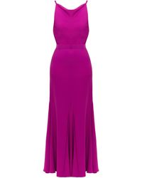 UNDRESS - Linea Long Evening Gown With Cowl Neck - Lyst