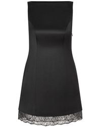 Marieta Yan - Éclat Lace-Trim Dress - Lyst