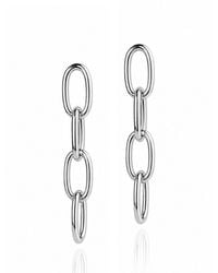 Jaredjamin - Everly Drop Chain Post Earrings - Lyst