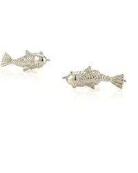 Jaredjamin - Playing Koi Fish Climber Earrings - Lyst