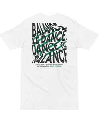 Anchor and Crew - Balance Le Dance Disco! Heavy Cotton Embroidered T-Shirt - Lyst