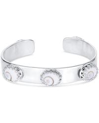Arianne Delaney - Shiva Shell Cuff Bracelet Sterling - Lyst