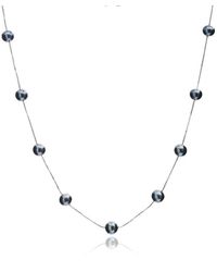 Pearls of the Orient Online - Gratia Sterling Chain Necklace With Cultured Freshwater Pearls - Lyst