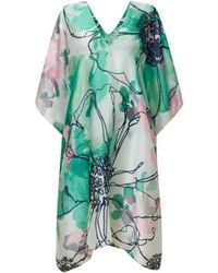 James Lakeland - Floral Sketch Kaftan - Lyst