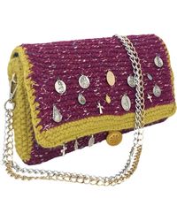 Hilo De Mar - Mino Hand Knitted Bag With Medals - Lyst
