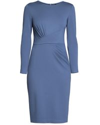 Rumour London - Rebecca Soft Jersey Dress With Waistline Drapes - Lyst