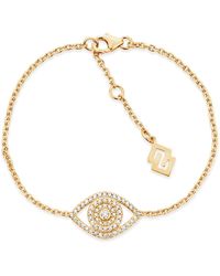 SALLY SKOUFIS - Protection Bracelet With Made Cz Diamond Stimulant - Lyst