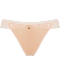 BonBon Lingerie - Neutrals Angelina Thong Nude - Lyst