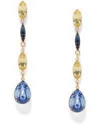 The Pink Reef - Elongated Jewel Drop - Lyst