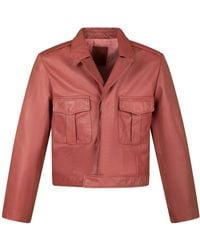 Zasta Studio - Enticer Tan Classic Leather Jacket - Lyst