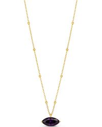 SHYMI - Marquise Station Necklace - Lyst