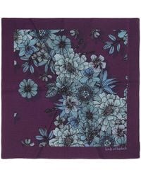 lords of harlech - Hudson Valencia Floral Merino Handkerchief Pocket Square - Lyst