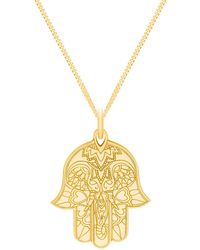 CarterGore - Medium Hamsa Hand Pendant Necklace - Lyst