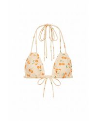 Montce - Cherry Sherbet Euro Bow Bikini Top - Lyst