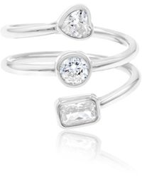 SHYMI - Multi Shape Spiral Ring - Lyst