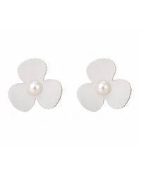 Silver Moon - Sterling Pearl Earrings – Trillium - Lyst