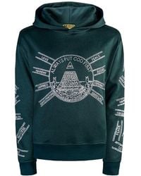 Miracles Manifester - God First Affirmation Hoodie With Rhinestone Design - Lyst