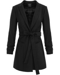 AVENUE No.29 - Single Breasted Wool Blazer With - Lyst