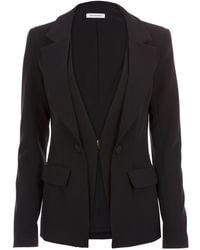 Cavanagh Baker - Stretch Two Layer Blazer - Lyst