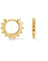 Dower & Hall - Star Huggie Hoops - Lyst