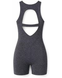 Altra Volta - Ribbed Sculpt Open Back Jumpsuit - Lyst