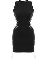 Khéla the Label - Deviant Stretch Jersey Dress With Cut Outs - Lyst
