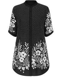 Conquista - Long & Print Shirt - Lyst