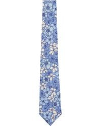 lords of harlech - Taddeo Dense Floral Merino Tie - Lyst
