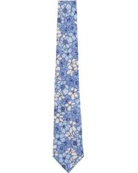 lords of harlech - Taddeo Dense Floral Merino Tie - Lyst