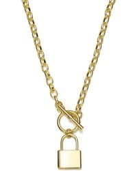 Genevive Jewelry - Rachel Glauber Colored Locket Charm Necklace - Lyst
