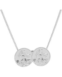 Katie Mullally - Double St Christopher Necklace - Lyst