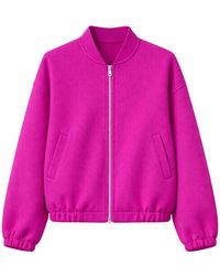 Guards London - Lora Wool Cashmere Bomber Jacket - Lyst
