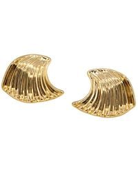 Uchi and Soto - Nami Wave Large Stud Earrings - Lyst