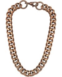 Sylvia Piechulla - Chunky Aluminium Chain Necklace - Lyst