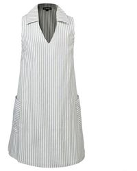 Smart and Joy - Striped Trapeze Minimalist Mini Dress - Lyst