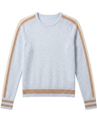 Brodie Cashmere - Cathy Sleeve Stripe Crew - Lyst