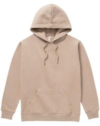 Known Supply - Neutrals 100% Organic Cotton Fleece Hoodie - Lyst